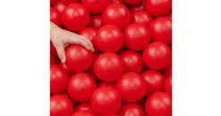 LittleTom 50 Bällebadbälle 5,5 cm rot