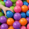 LittleTom 250 Bunte Bälle für Bällebad 5,5cm Babybälle Plastikbälle Baby Spielbälle Pastell