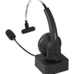 Logilink BT0059 On Ear Headset Bluetooth Mono Schwarz