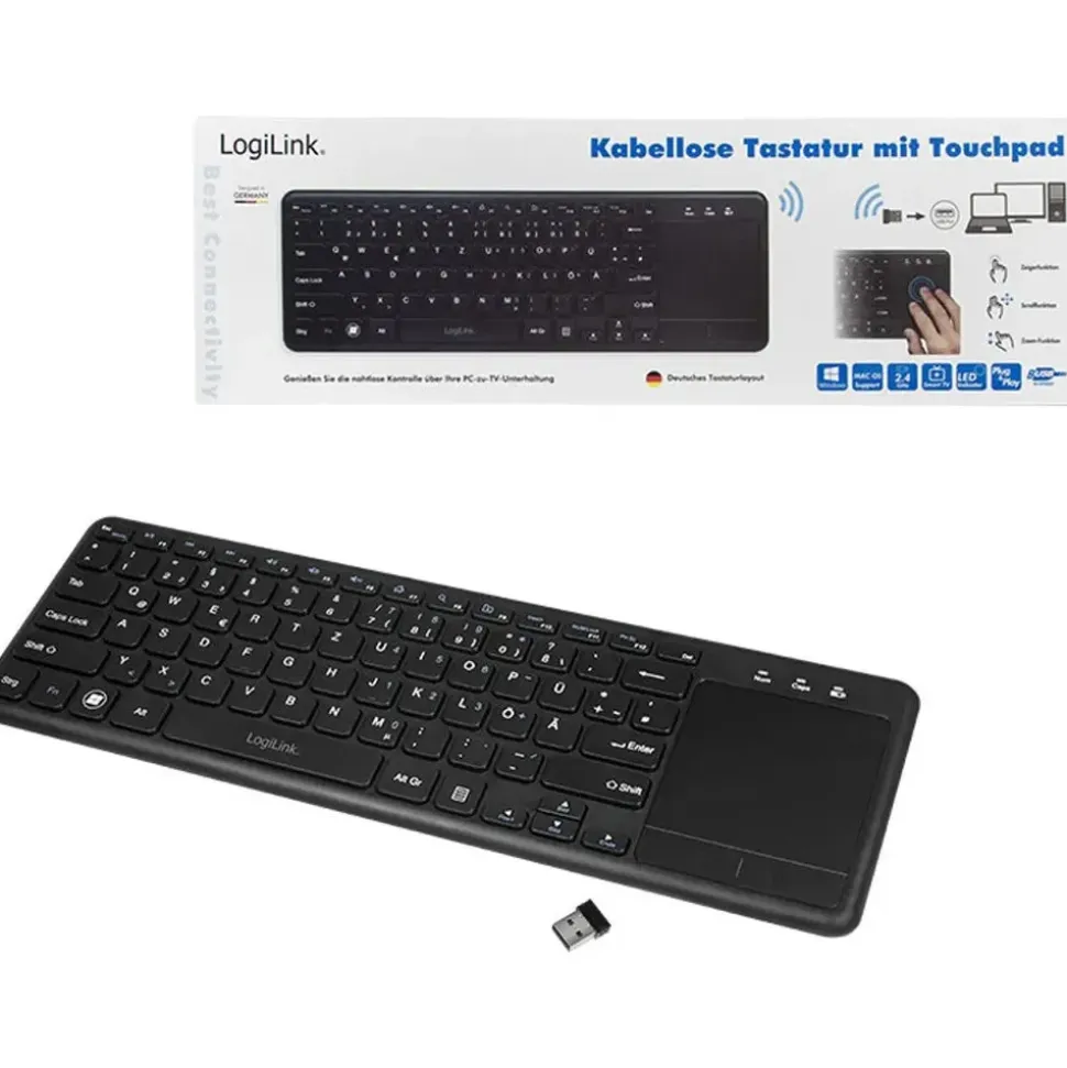 Logilink ID0188 schwarz QWERTZ