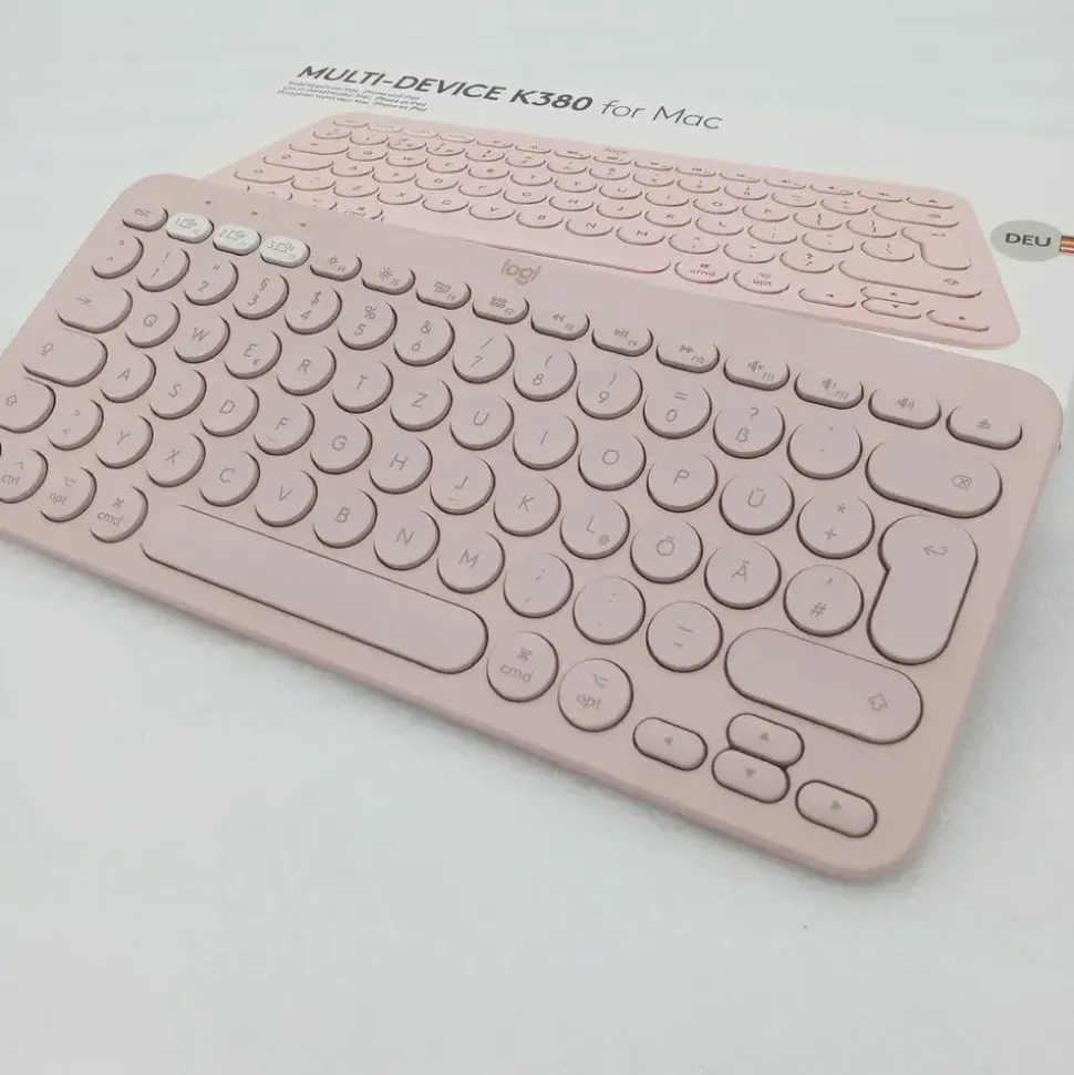 Logitech K380 für Mac DE rosa