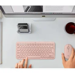 Logitech K380 für Mac DE rosa