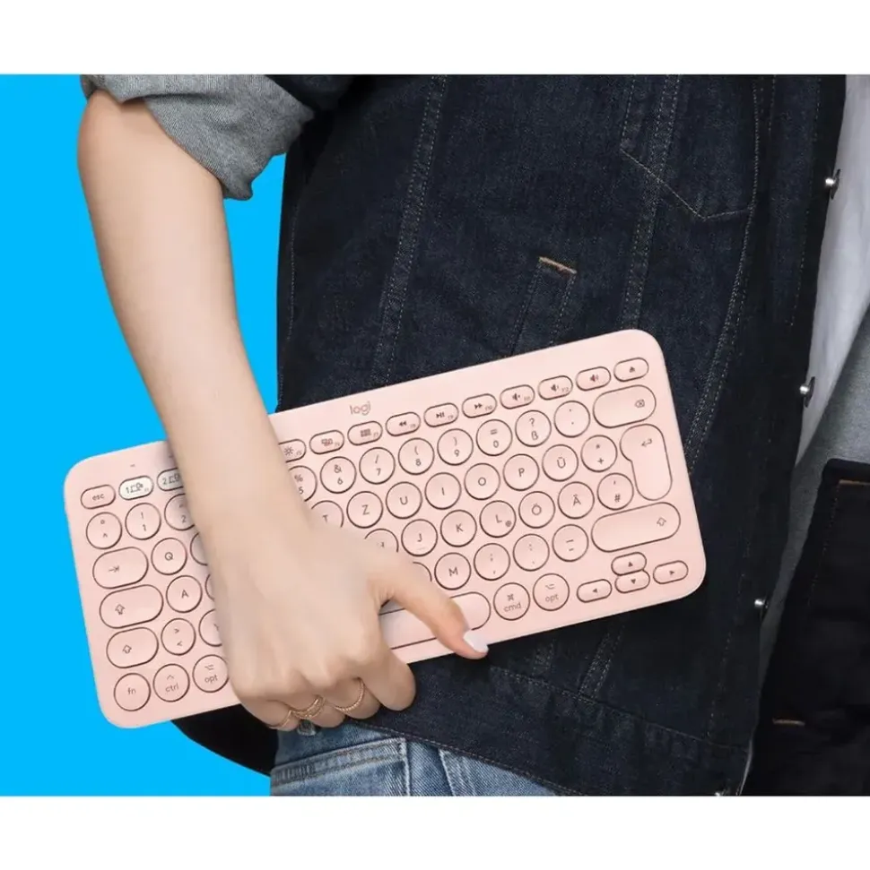 Logitech K380 für Mac DE rosa