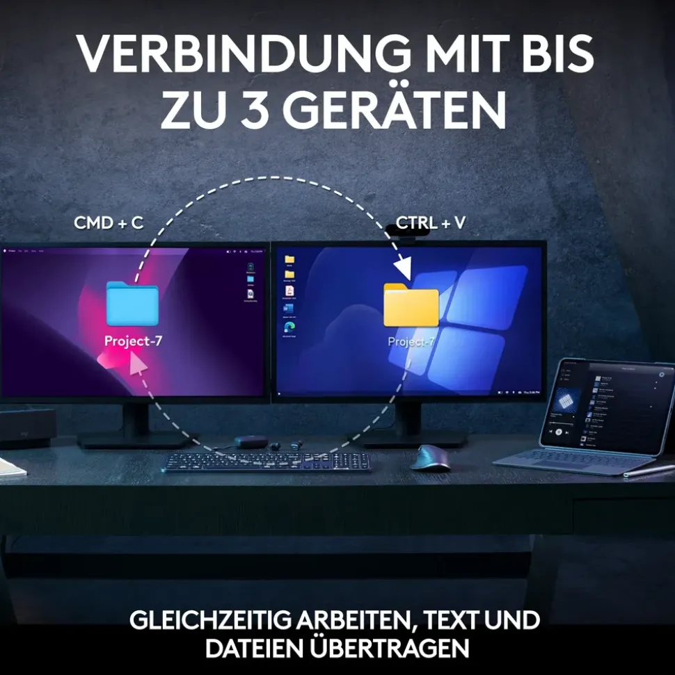 Logitech MX Keys S Scissor-Key DE