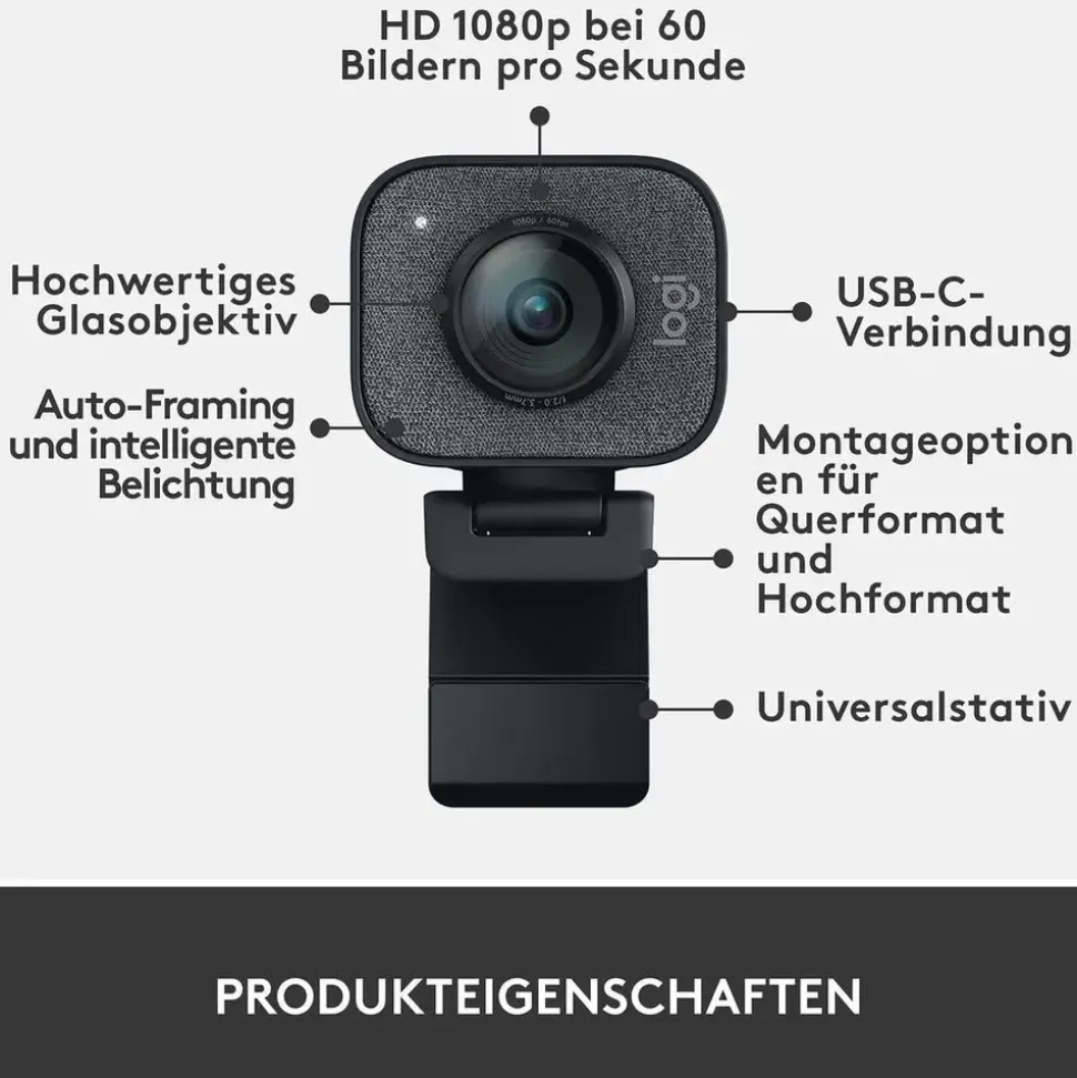 Logitech StreamCam grafit
