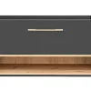 Lomadox Bologna-56 120 x 57 x 46 cm anthrazit/braun