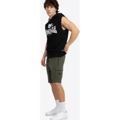 Lonsdale Totton Kurze Hose - Olive / Black - L