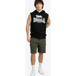 Lonsdale Totton Kurze Hose - Olive / Black - L