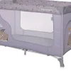 Lorelli Baby Reisebett Laufstall Moonlight seitliche Öffnung Tragetasche faltbar violett Kunststoff, 60x120 cm, Babymöbel, Babybetten, Reisebetten