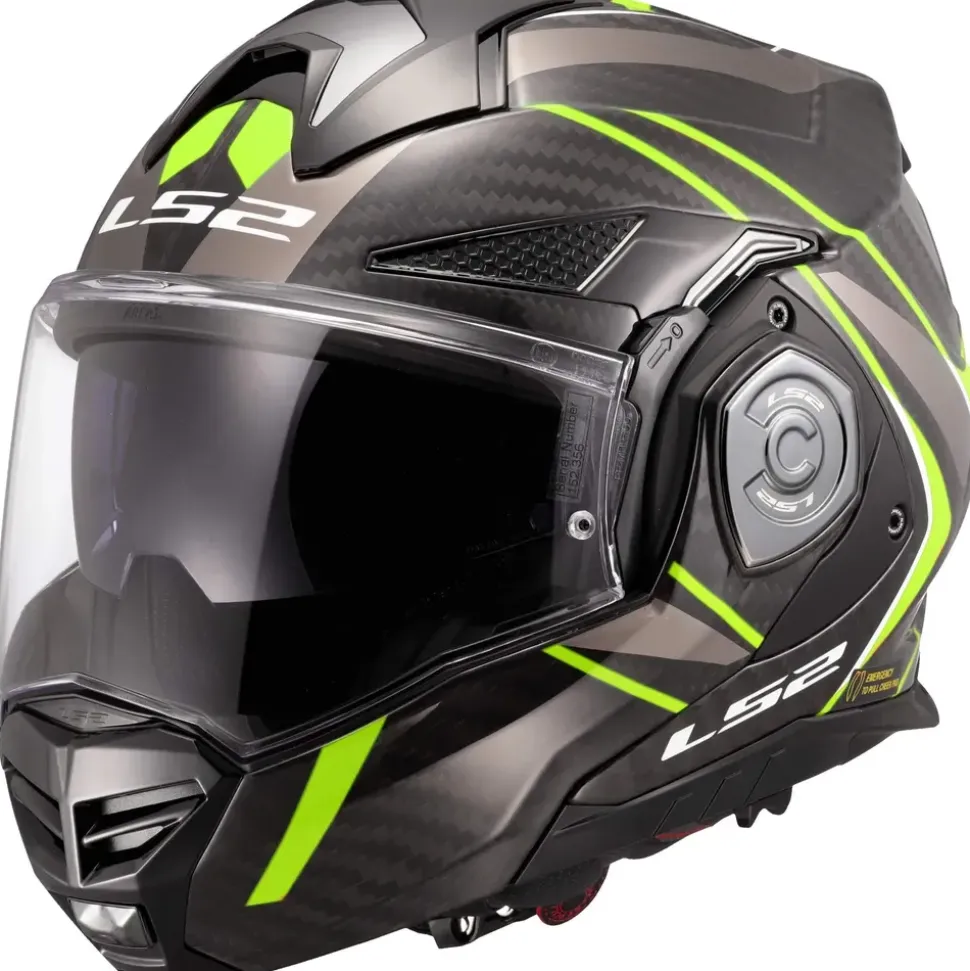 LS2 Advant X Carbon Future II Gelb