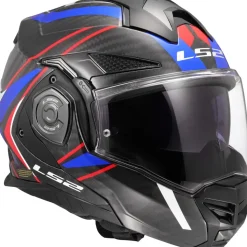 LS2 ADVANT X CARBON FUTURE II Gloss White/Blue