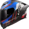 LS2 Dragon Trax Blau/Rot L
