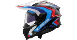 LS2 MX701 Explorer Carbon Frontier II Gloss White Blue XXL