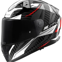 LS2 Vector II Carbon Savage Schwarz/Weiß/Rot M