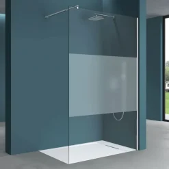 mai & mai Walk-In-Dusche 120 x 200 cm transparent Sicherheitsglas BRAM3 Bremen2MS