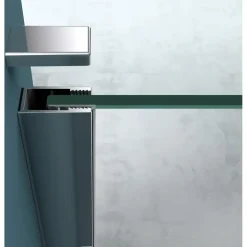 mai & mai Walk-In-Dusche 120 x 200 cm transparent Sicherheitsglas BRAM3 Bremen2MS