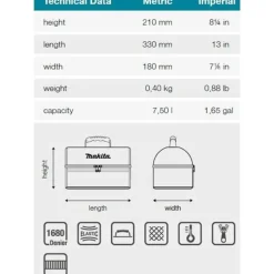 Makita E-15584 Lunchtasche