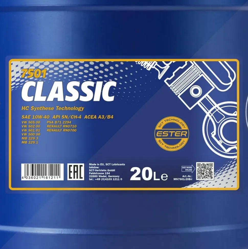 Mannol Classic 10W-40 7501 20 l