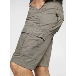 MAN'S WORLD Cargobermudas MAN'S WORLD, Herren, Gr. 66, N-Gr, grün (olivgrün), Obermaterial: 100% Baumwolle, unifarben, normal kniebedeckend, Hosen, auch in Großen Größen, Topseller