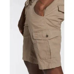 MAN'S WORLD MAN'S WORLD, Herren, Gr. 42, N-Gr, grün (khaki), Web, Obermaterial: 100% Baumwolle, unifarben, bequem, Hosen Bermudas