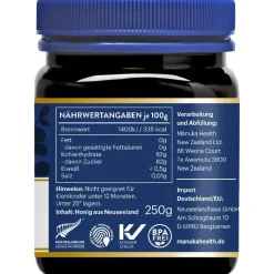 Manuka Health Manuka Honey MGO 850+ Immunsystem stärken 250 g