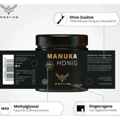 maorika Manuka Honig MGO 800+ 500 g