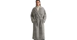 Marc O'Polo Wollmantel aus recyceltem Wolle-Polyester-Mix braun S (36)