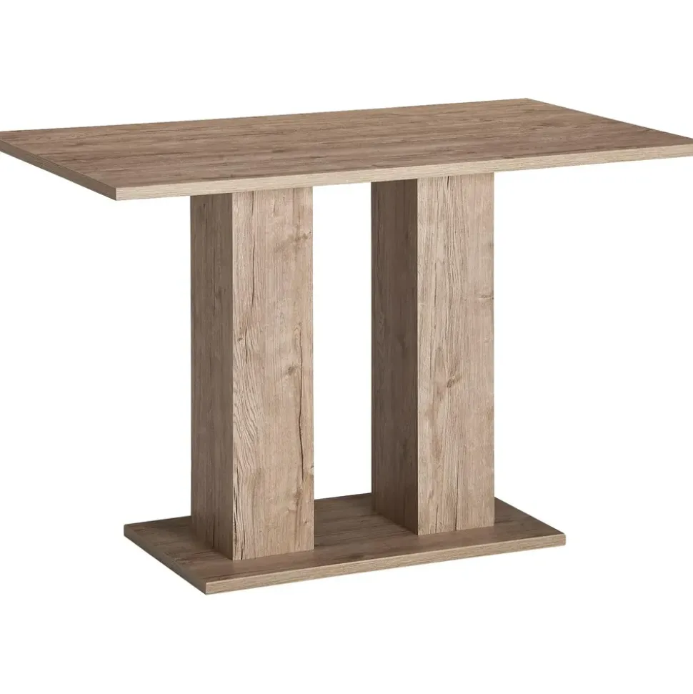 massivline & more Eckbankgruppe MASSIVLINE & MORE "Sylt", braun (holzwerkstoff mit farbe san remo dekor, lotos 5134 anthrazit, anthrazit, eichefarben), Kunstleder, Holzwerkstoff, Kunstleder, Sitzmöbel-Sets, Eckbankgruppe, Eckbank ist umstellbar, Eckbank mit Truhe