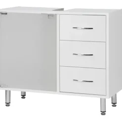 Möbel Kraft Langesee 66 x 58 x 30 cm weiß