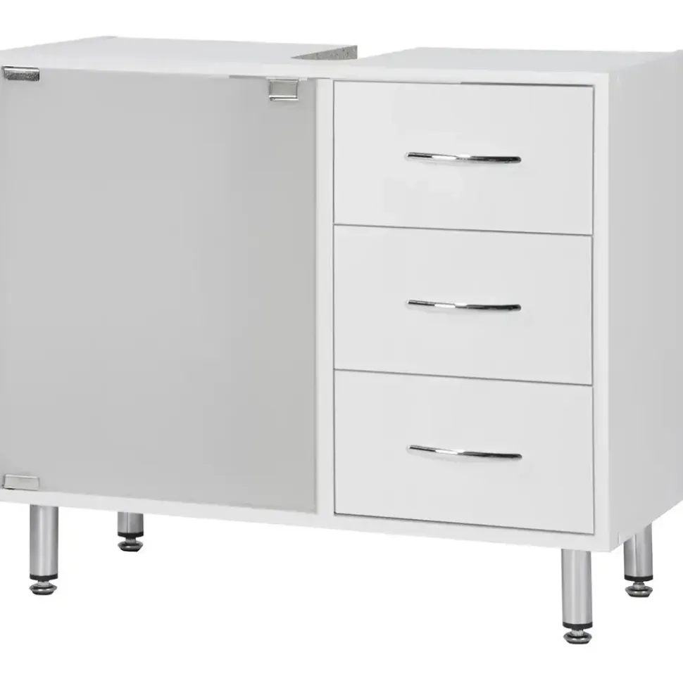 Möbel Kraft Langesee 66 x 58 x 30 cm weiß