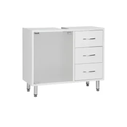Möbel Kraft Langesee 66 x 58 x 30 cm weiß