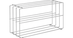 Möbel Kraft Schuhregal 73 x 40 x 28,5 cm stabil silber