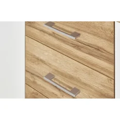 Möbel Kraft Sideboard 178 x 90 x 40 cm Weiß / Mehrfarbig