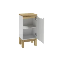Möbel Kraft Unterschrank Stolpsee 40 x 83 x 32 cm Weiß/Eiche