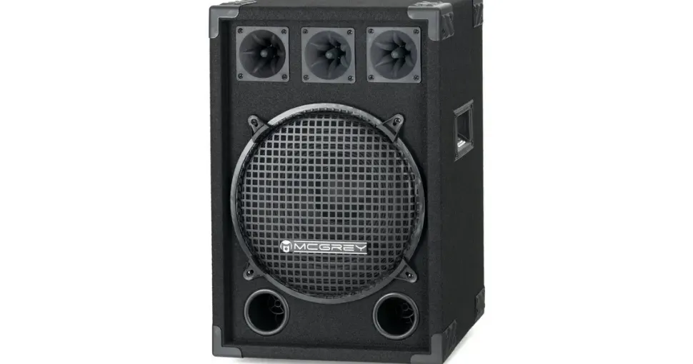 McGrey DJ-1222 Partykeller/DJ-Box 600W