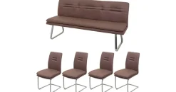 MCW Esszimmer-Set braun 180cm