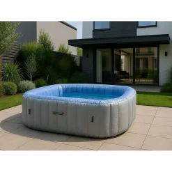 MCW MCW-N97 Ø 180 x 63 cm eckig Grau-Blau
