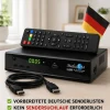 MediaArt Sat Receiver MEDIAART- 4 vorbereitet Deutsche Senderliste Full HD 1080P Digital HDMI 2xUSB Neue modell AAC-LC Audioformat, DVB-S, DVB-S2