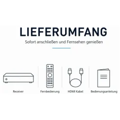 MediaArt Sat Receiver MEDIAART- 4 vorbereitet Deutsche Senderliste Full HD 1080P Digital HDMI 2xUSB Neue modell AAC-LC Audioformat, DVB-S, DVB-S2
