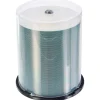 MediaRange CD-R 700MB|80min 52-fache Schreibgeschwindigkeit, vollflächig bedruckbar (Tintenstrahldrucker), 100er Cakebox