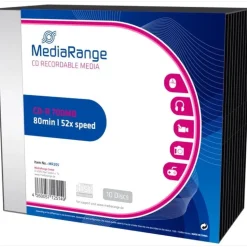 MediaRange CD-R 700MB 52X 10er Slimcase
