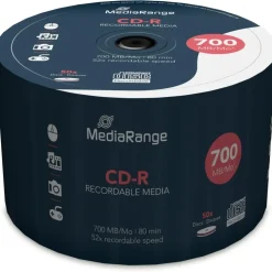 MediaRange CD-R 700MB 52x 50er Spindel
