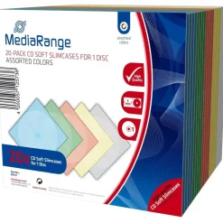 MediaRange CD-Soft-Slimcase color 20er-Pack