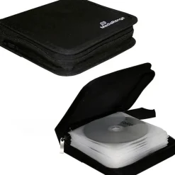 MediaRange CD-Wallet für 24 Discs schwarz