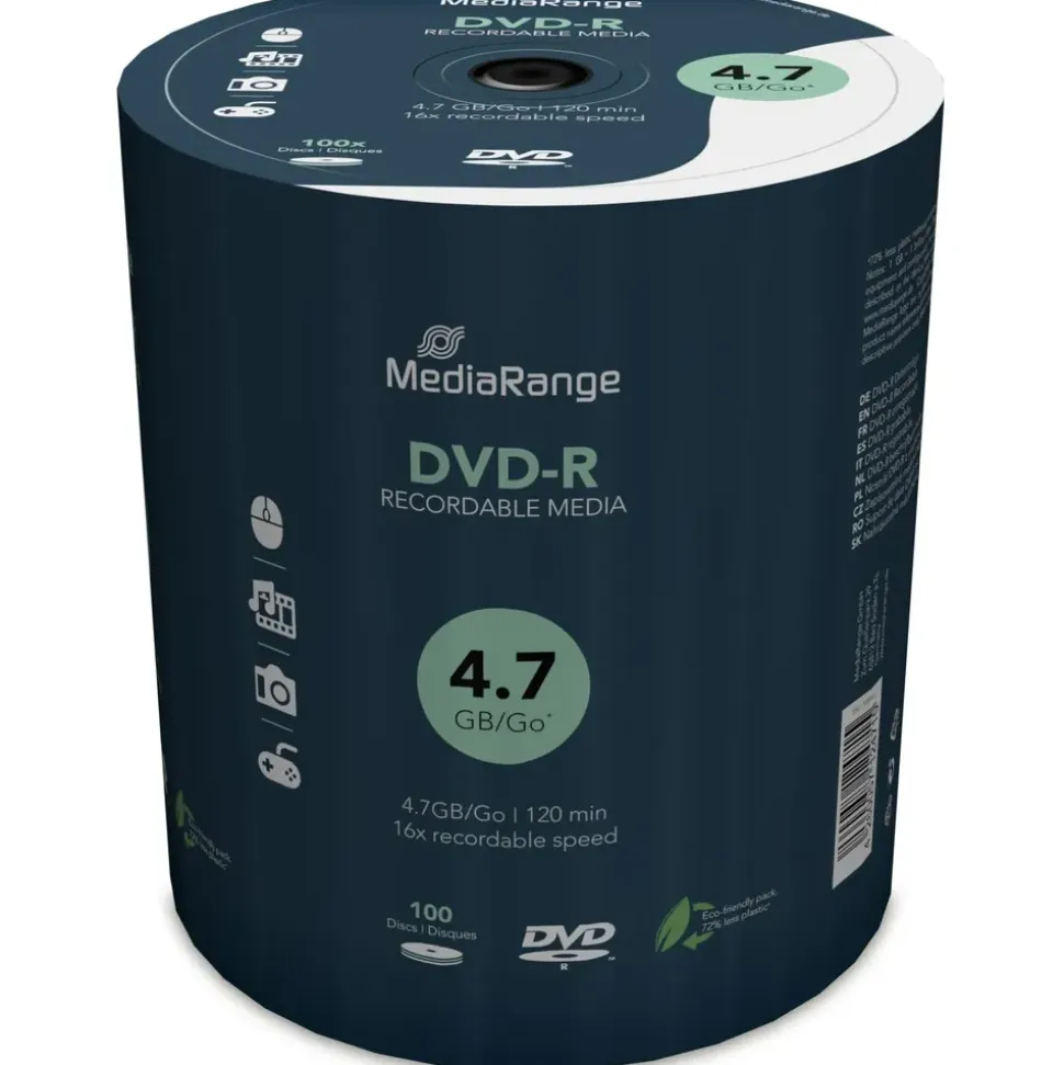 MediaRange DVD-R 4,7GB 16x 100er Spindel