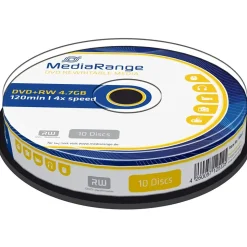 MediaRange DVD+RW 4,7GB 120min 4x 10er Spindel