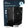 MediaRange 5er-Pack DVD-Hüllen für 1 Disc 14mm, schwarz