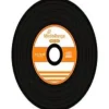 MediaRange Vinyl CD-R 700MB|80min 52-fache Schreibgeschwindigkeit, Schwarze Schreibseite, 50er Cakebox