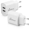 MediaRange 12W 2x USB-A weiß