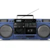 Medion LIFE® P66538 Retro-Boombox blau